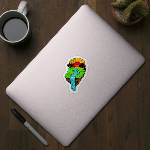 Natural State Cascade by rt-shirts
